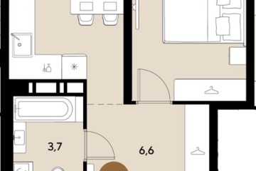 Фото №1: 1-комнатная квартира 32 м² - Краснодар, мкр. Прикубанский внутригородской округ, 