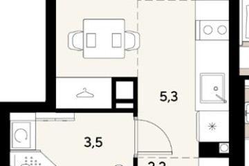Фото №1: Студия 21 м² - Краснодар, мкр. Прикубанский внутригородской округ, 