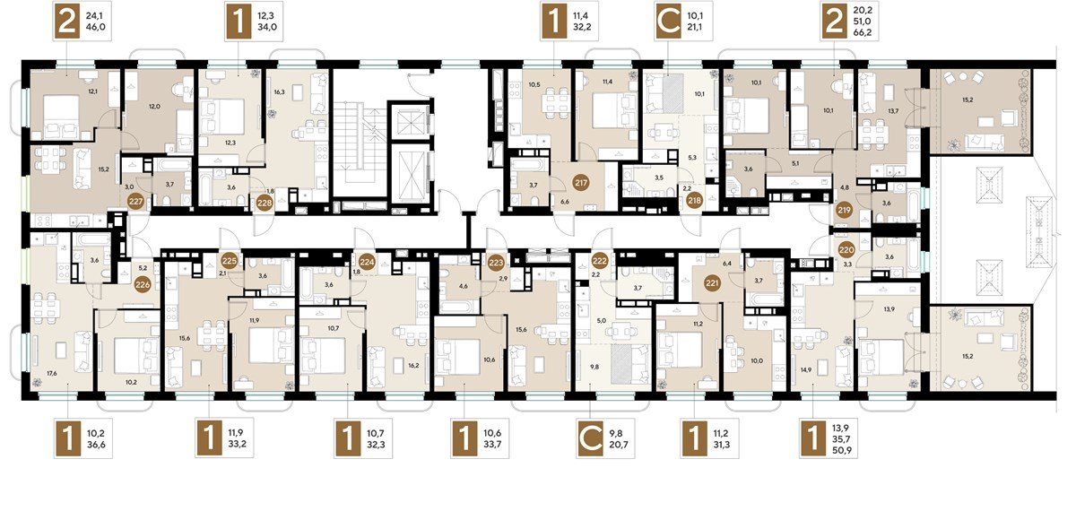 Фото №8: Студия 21 м² - Краснодар, мкр. Прикубанский внутригородской округ