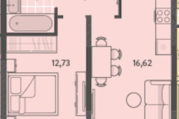 Фото №1: 1-комнатная квартира 39 м² - Краснодар, мкр. ЖК Тёплые Края, ул. имени Леона Орбели, 9