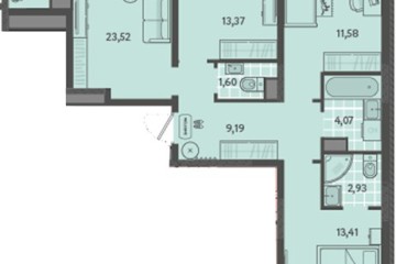 Фото №1: 3-комнатная квартира 82 м² - Краснодар, мкр. ЖК Тёплые Края, ул. имени Леона Орбели, 9