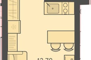 Фото №1: Студия 22 м² - Краснодар, мкр. ЖК Тёплые Края, ул. имени Леона Орбели, 9