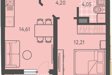 Фото №1: 1-комнатная квартира 37 м² - Краснодар, мкр. ЖК Тёплые Края, ул. имени Леона Орбели, 9