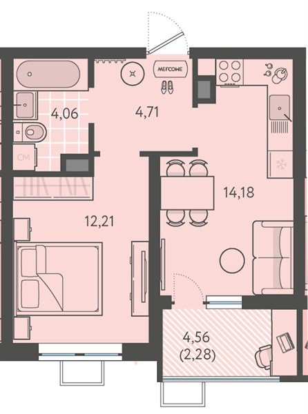 Фото №1: 1-комнатная квартира 37 м² - Краснодар, Прикубанский внутригородской округ, мкр. ЖК Тёплые Края, ул. имени Леона Орбели, 9