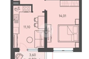 Фото №1: 1-комнатная квартира 40 м² - Краснодар, мкр. ЖК Тёплые Края, ул. имени Леона Орбели, 9