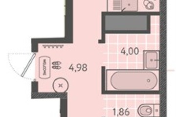 Фото №1: 1-комнатная квартира 41 м² - Краснодар, мкр. ЖК Тёплые Края, ул. имени Леона Орбели, 9