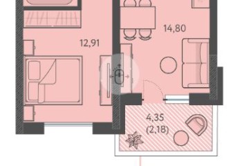 Фото №1: 1-комнатная квартира 37 м² - Краснодар, мкр. ЖК Тёплые Края, ул. имени Леона Орбели, 9
