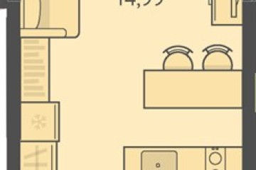 Фото №1: Студия 23 м² - Краснодар, мкр. ЖК Тёплые Края, 