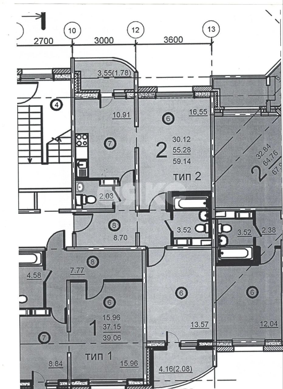 Фото №15: 2-комнатная квартира 55 м² - Воскресенск, мкр. Центральный, ул. Куйбышева, 47Ак3
