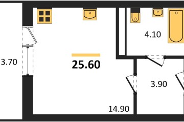 Фото №1: Студия 25 м² - Краснодар, мкр. Фестивальный, 