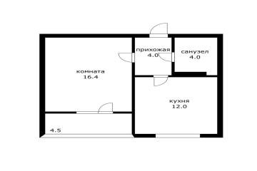 Фото №2: 1-комнатная квартира 36 м² - Краснодар, мкр. жилой комплекс Феникс, ул. имени В.Н. Мачуги, 6/2к1