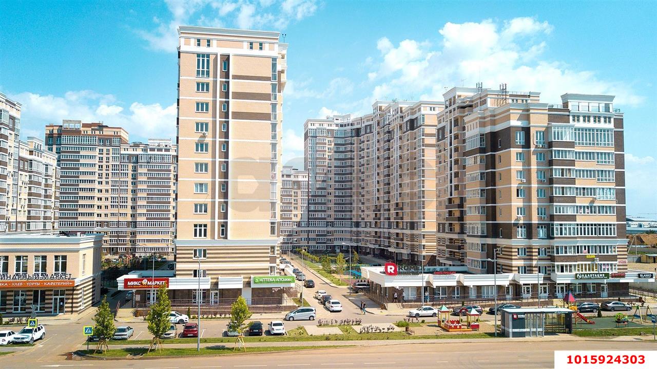 Фото №3: 1-комнатная квартира 41 м² - Краснодар, ЖК Красная Площадь, ул. им. Мурата Ахеджака, 12к9