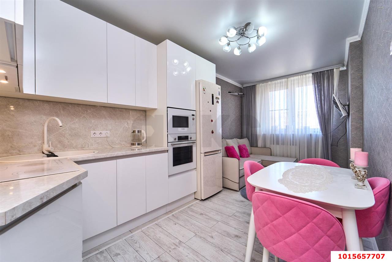 Фото №1: 1-комнатная квартира 39 м² - Краснодар, Центральный, ул. Железнодорожная, 23/1