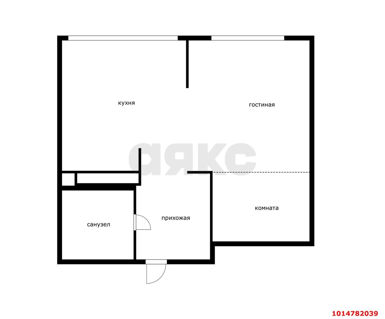 Фото №20: 1-комнатная квартира 38 м² - Краснодар, жилой комплекс Архитектор, ул. Наставников, 14