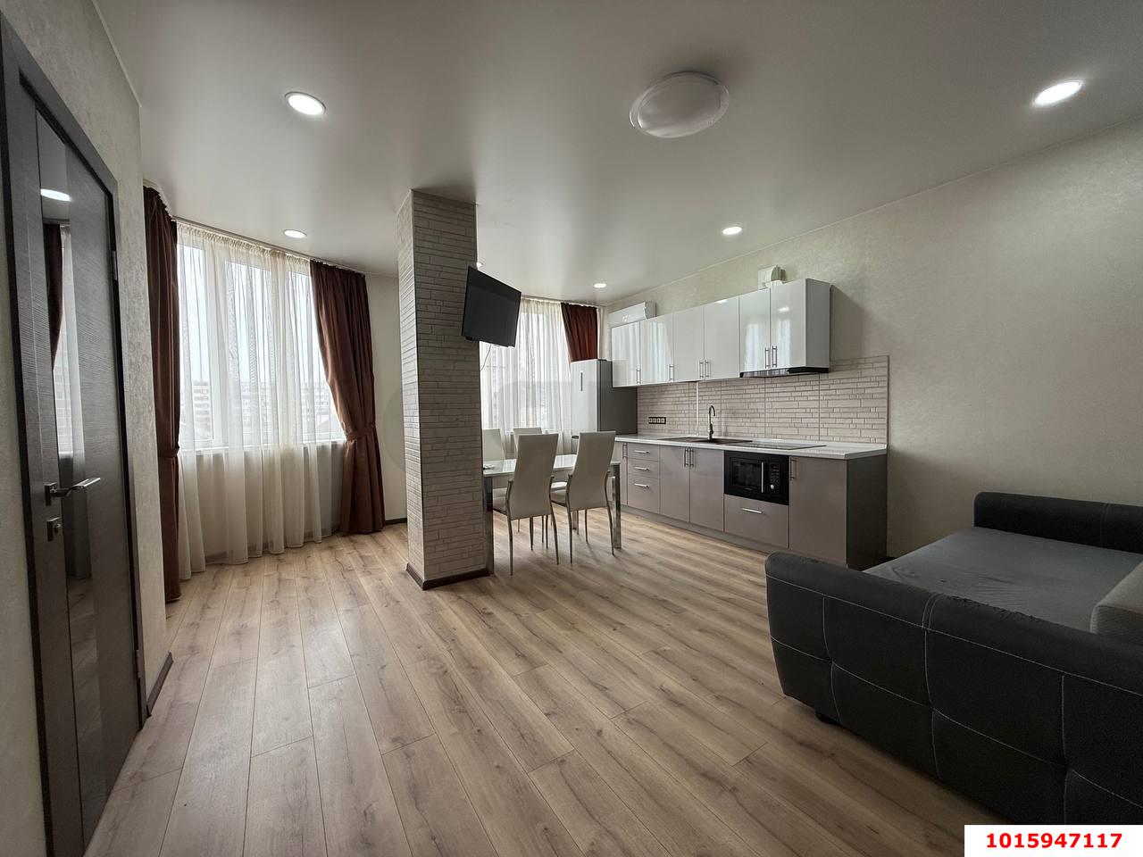 Фото №6: 1-комнатная квартира 51 м² - Краснодар, Прикубанский внутригородской округ, Солнечный, мкр. Фестивальный, ул. Ивана Кияшко, 4