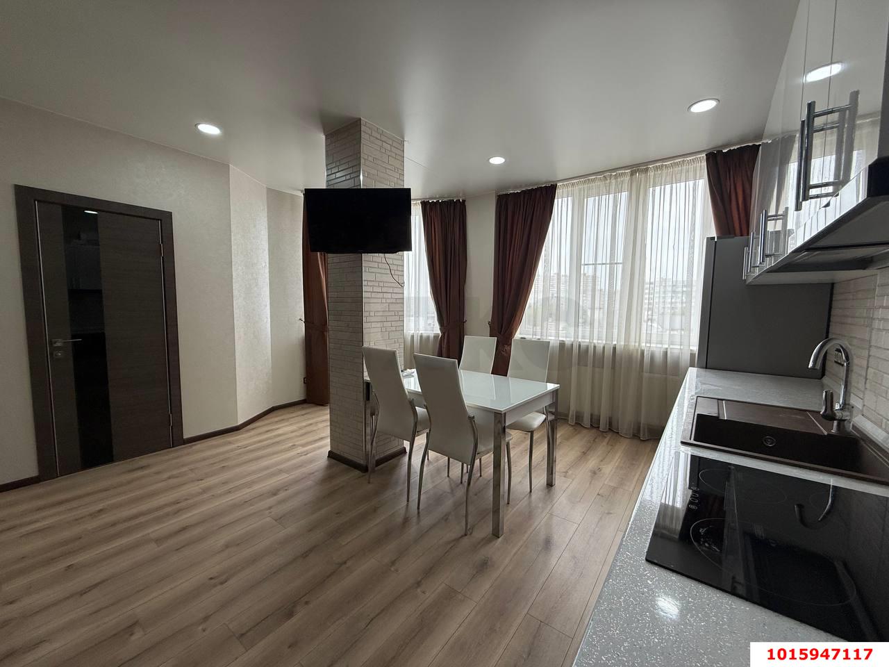 Фото №3: 1-комнатная квартира 51 м² - Краснодар, Прикубанский внутригородской округ, Солнечный, мкр. Фестивальный, ул. Ивана Кияшко, 4