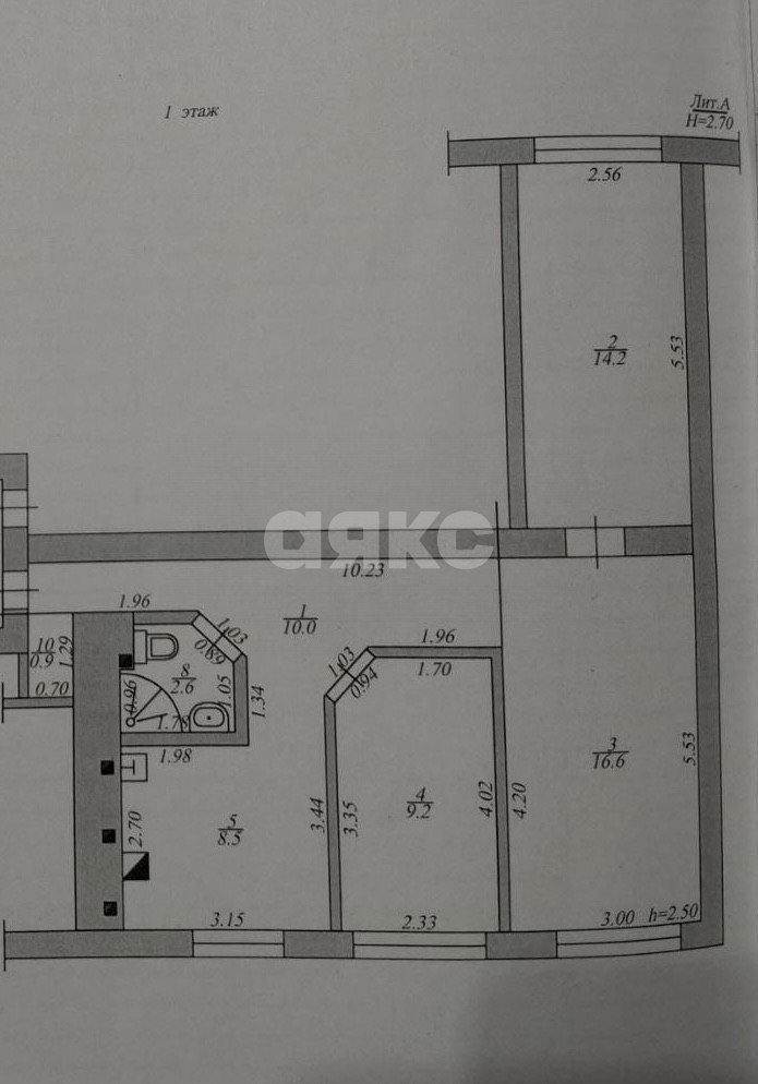 Фото №16: 3-комнатная квартира 62 м² - Кореновск, 1-й квартал, ул. Фрунзе, 102А