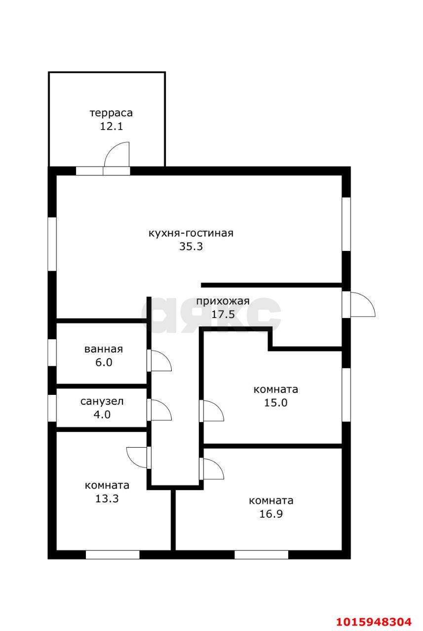 Фото №20: Дом 126 м² + 4 сот. - Старокорсунская, Карасунский внутригородской округ, ул. Базарная, 31