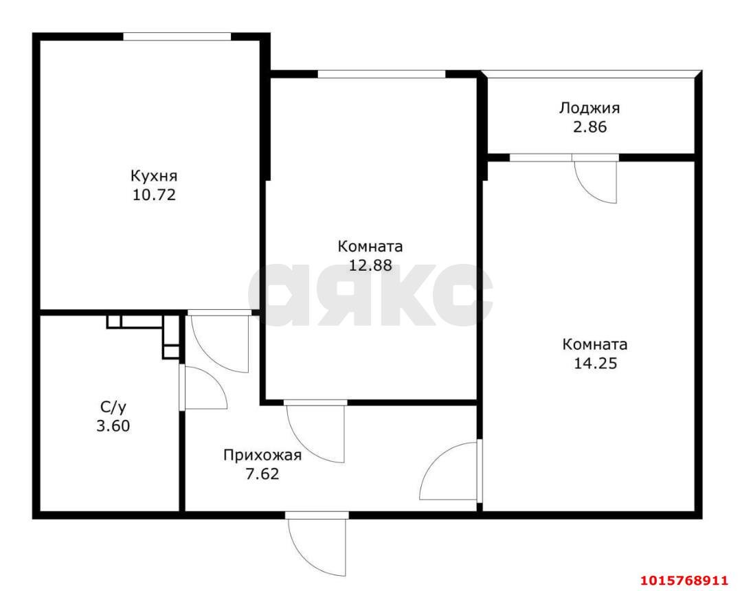 Фото №5: 2-комнатная квартира 50 м² - Краснодар, Карасунский внутригородской округ, ул. Владимира Жириновского, 1к2