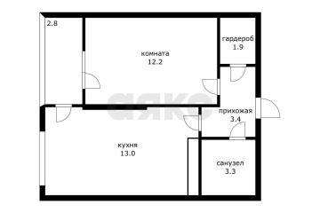 Фото №1: 1-комнатная квартира 36 м² - Краснодар, мкр. жилой комплекс Самолёт-5, ул. Ивана Беличенко, 103