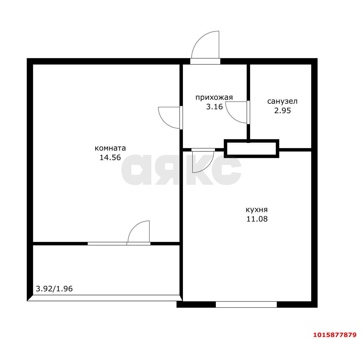 Фото №11: 1-комнатная квартира 33 м² - Краснодар, Восточно-Кругликовский, ул. Героя Владислава Посадского, 47