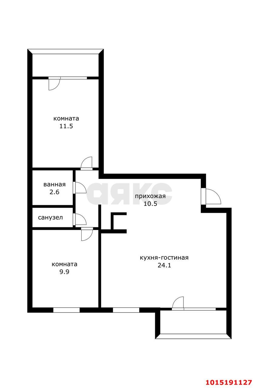 Фото №12: 3-комнатная квартира 65 м² - Краснодар, Хлопчато-бумажный Комбинат, мкр. Карасунский внутригородской округ, ул. Алтайская, 4