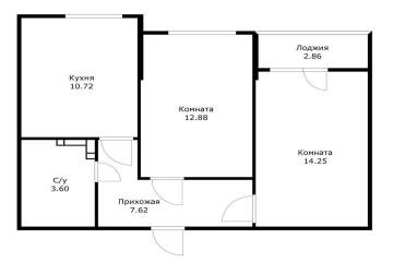 Фото №1: 2-комнатная квартира 50 м² - Краснодар, мкр. Карасунский внутригородской округ, ул. Владимира Жириновского, 1к2