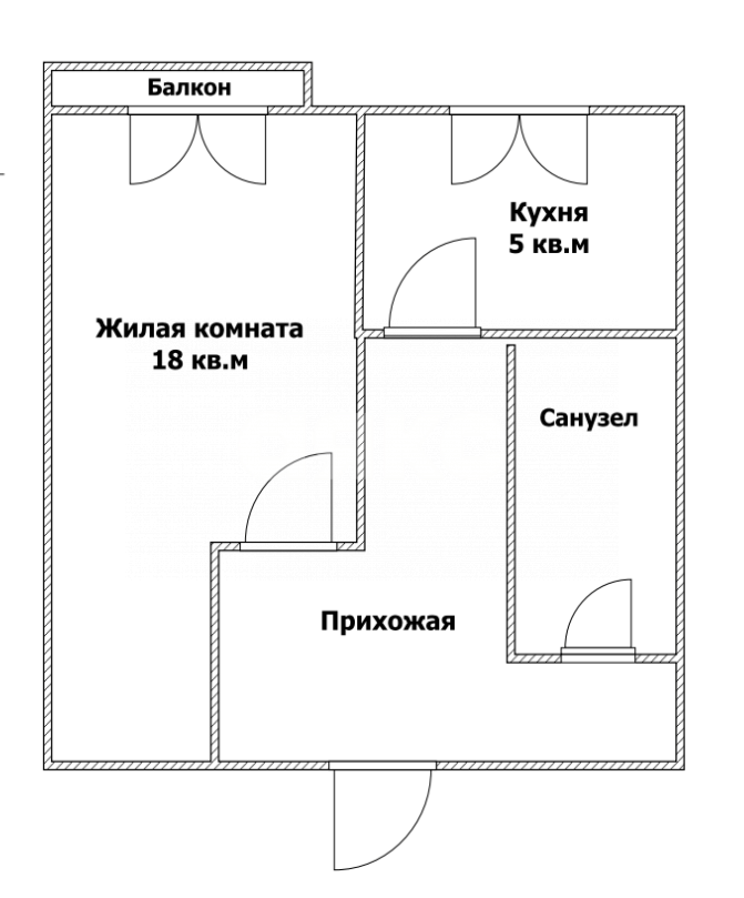 Фото №7: 1-комнатная квартира 28 м² - Майкоп, квартал Птичник, ул. Свободы, 417Б