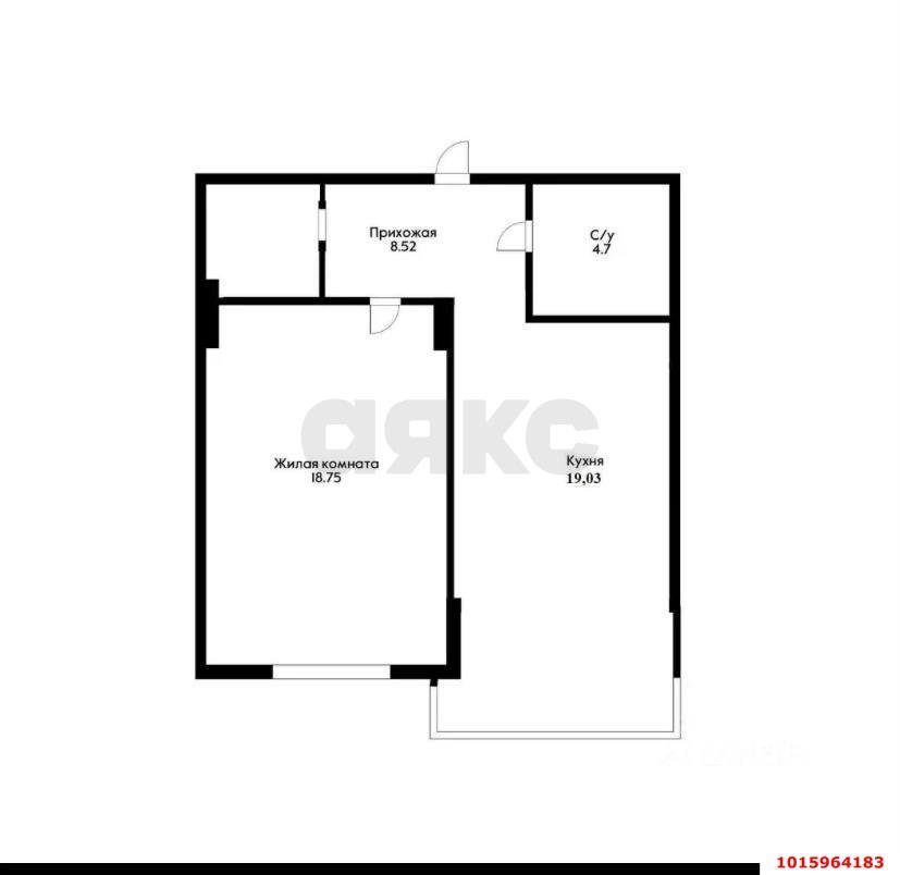 Фото №20: 1-комнатная квартира 44 м² - Краснодар, Западный внутригородской округ, мкр. жилой комплекс Аврора, ул. имени Дзержинского, 95