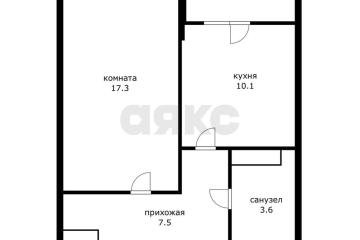 Фото №3: 1-комнатная квартира 37 м² - Краснодар, мкр. жилой комплекс Аквамарин, ул. Уральская, 75к2