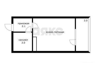 Фото №2: Студия 18 м² - Краснодар, мкр. жилой комплекс Самолёт-4, ул. Константина Гондаря, 103к1