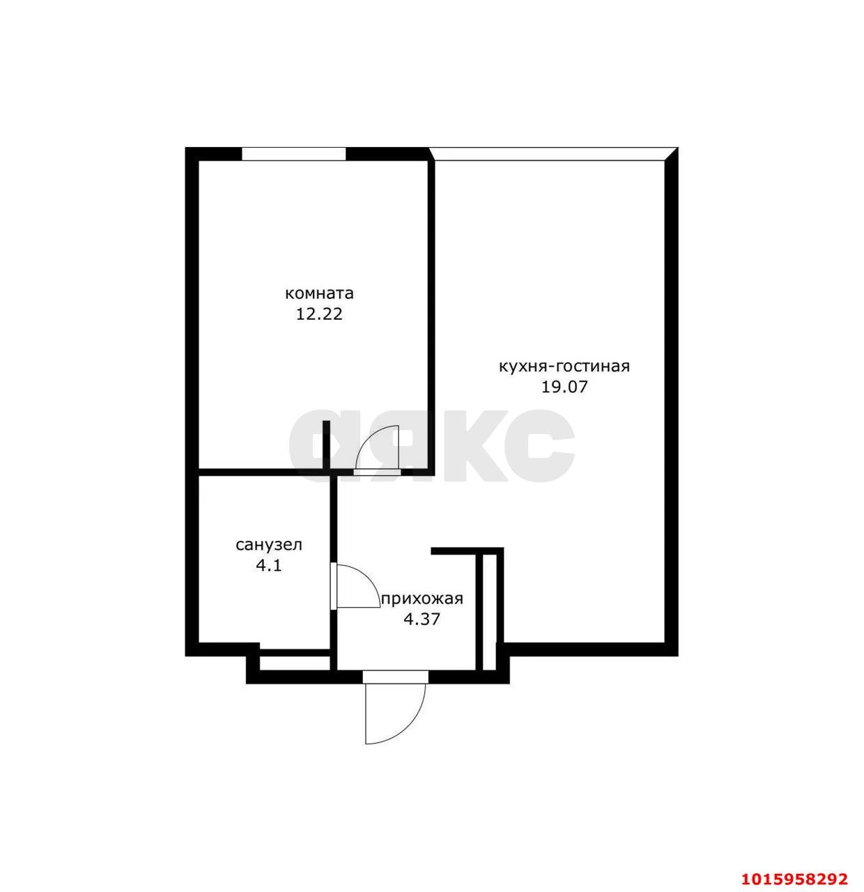 Фото №12: 1-комнатная квартира 40 м² - Краснодар, Центральный внутригородской округ, Табачная Фабрика, мкр. ЖК Все Свои Вип, ул. Колхозная, 5/2