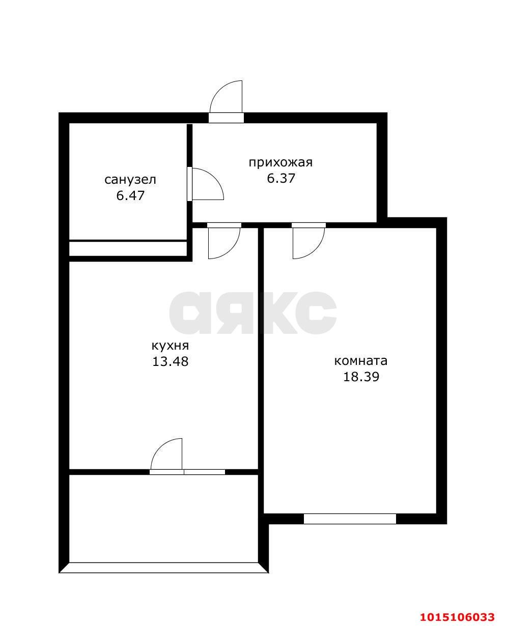 Фото №12: 1-комнатная квартира 50 м² - Краснодар, ЖК Арбат, ул. имени П.М. Гаврилова, 88
