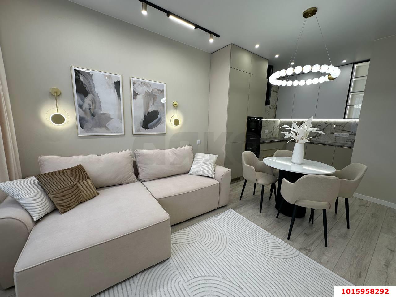 Фото №2: 1-комнатная квартира 40 м² - Краснодар, жилой комплекс Все Свои, ул. Колхозная, 5/2к1