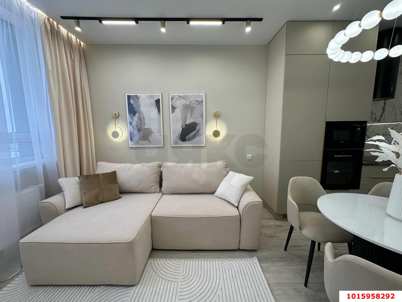 Фото №3: 1-комнатная квартира 40 м² - Краснодар, жилой комплекс Все Свои, ул. Колхозная, 5/2к1