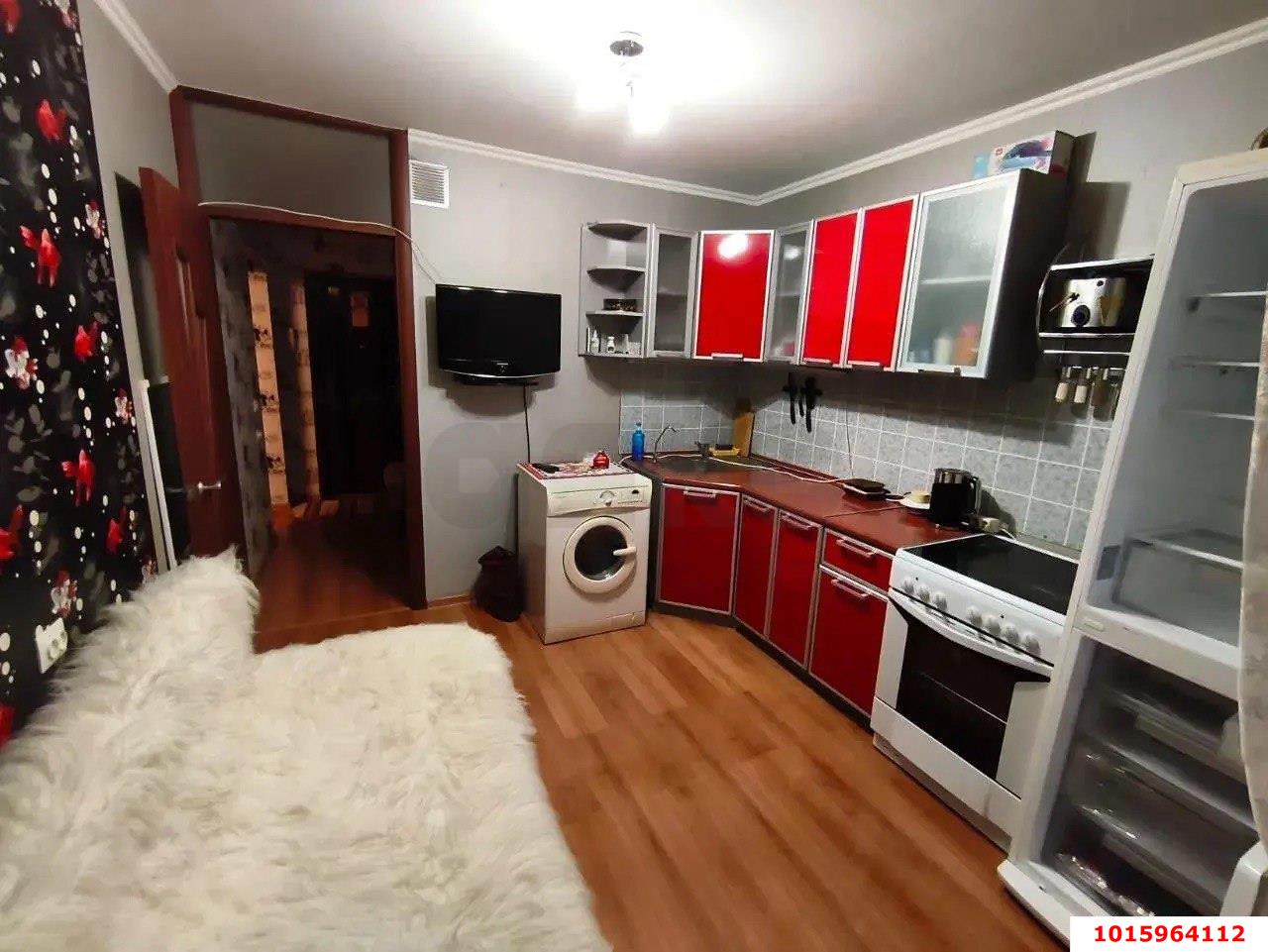 Фото №1: 1-комнатная квартира 37 м² - Краснодар, Юбилейный, ул. имени Калинина, 13к58