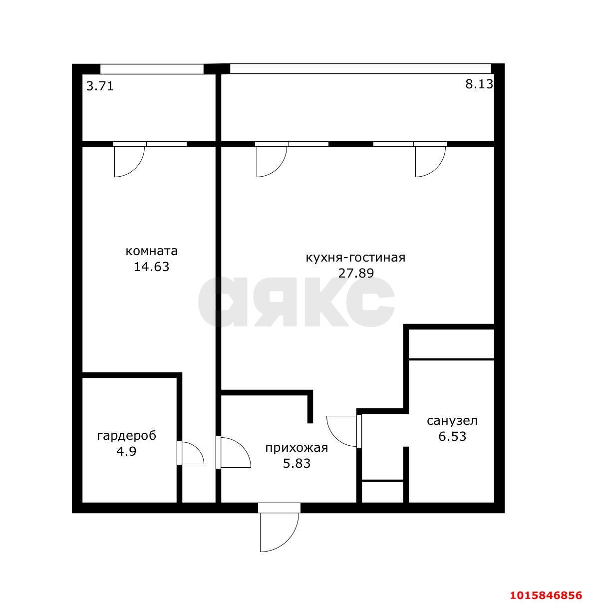 Фото №16: 2-комнатная квартира 72 м² - Краснодар, жилой комплекс Элегант, ул. Сормовская, 1/6