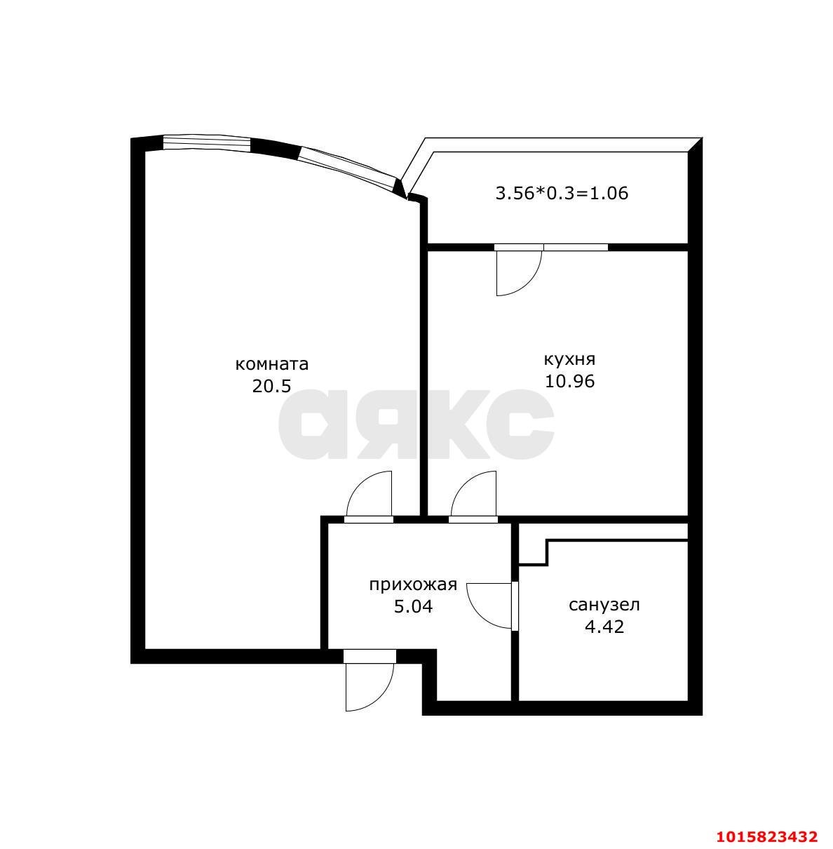 Фото №8: 1-комнатная квартира 42 м² - Краснодар, ЖК Альфа, ЖК Кино, Карасунский внутригородской округ, Хлопчато-бумажный Комбинат, мкр. жилой комплекс Кино, ул. Уральская, 100