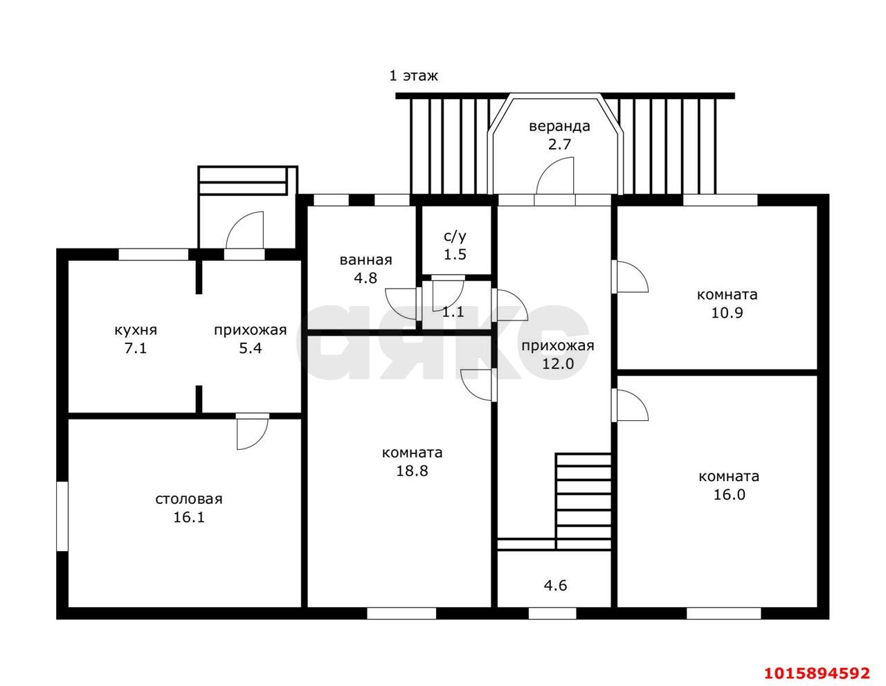 Фото №17: Дом 164 м² + 7 сот. - НСТ Прогресс, мкр. Прикубанский внутригородской округ, ул. Виноградная, 185