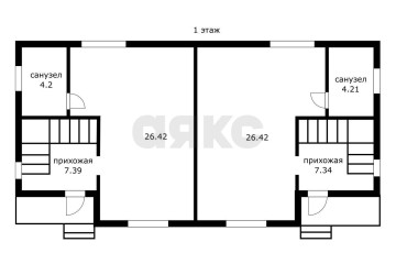 Фото №4: Дуплекс 85 м² - Краснодар, п. коттеджный  Барвиха, ул. Порт-Артурская, 5