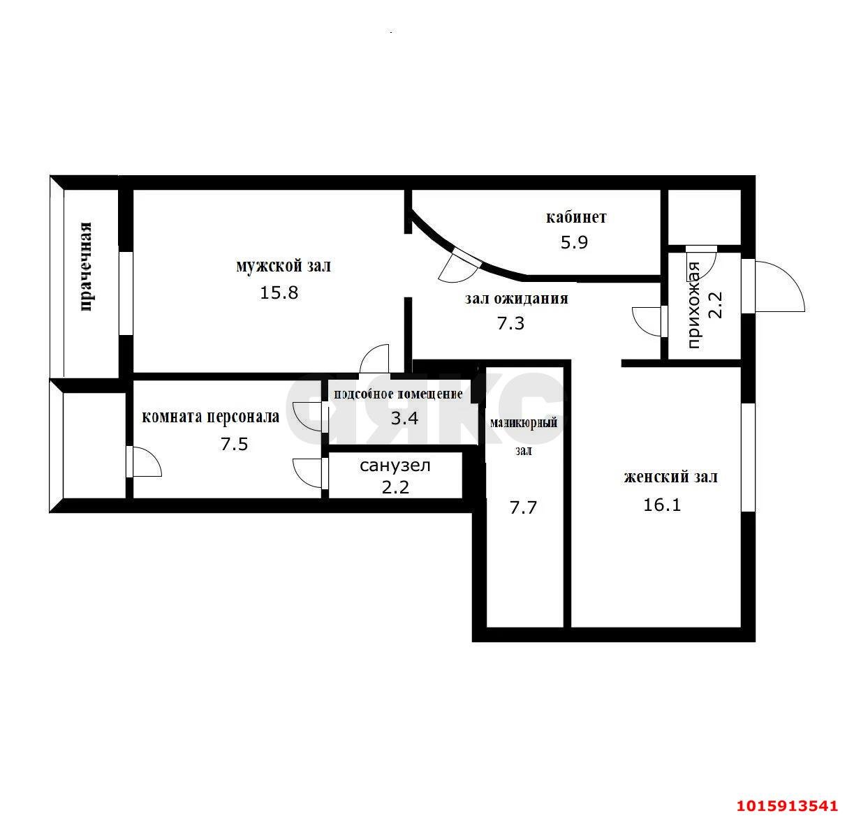 Фото №19: Коммерция 69 м² - Краснодар, Карасунский внутригородской округ, мкр. Хлопчато-бумажный Комбинат, ул. Дунайская, 54/1