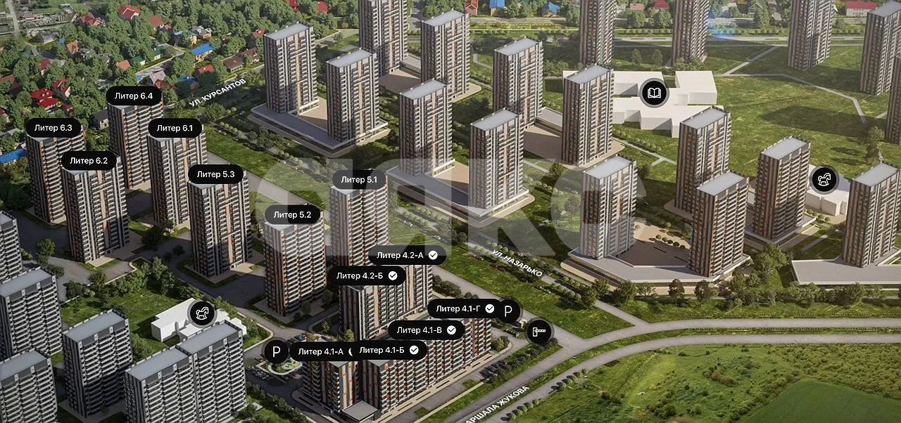 Фото №8: Коммерция 46 м² - Ростов-на-Дону, жилой комплекс Западные Аллеи, ул. Назарько, 4