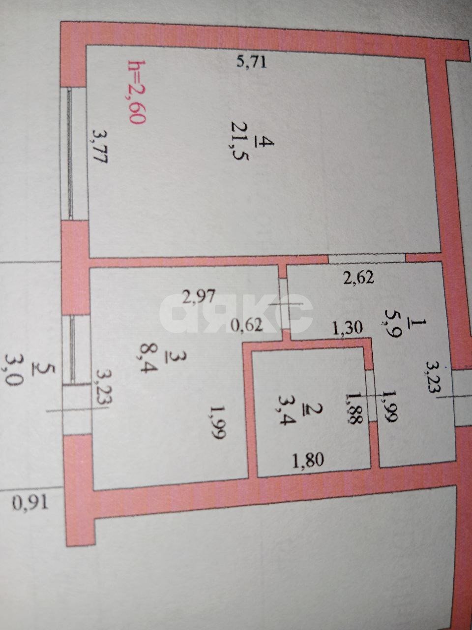 Фото №17: 1-комнатная квартира 39 м² - Горячий Ключ, Администрация, ул. Черняховского, 49