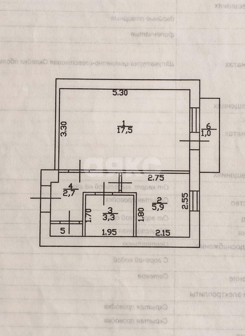 Фото №9: 1-комнатная квартира 31 м² - Кореновск, 2-й квартал, ул. Фрунзе, 29