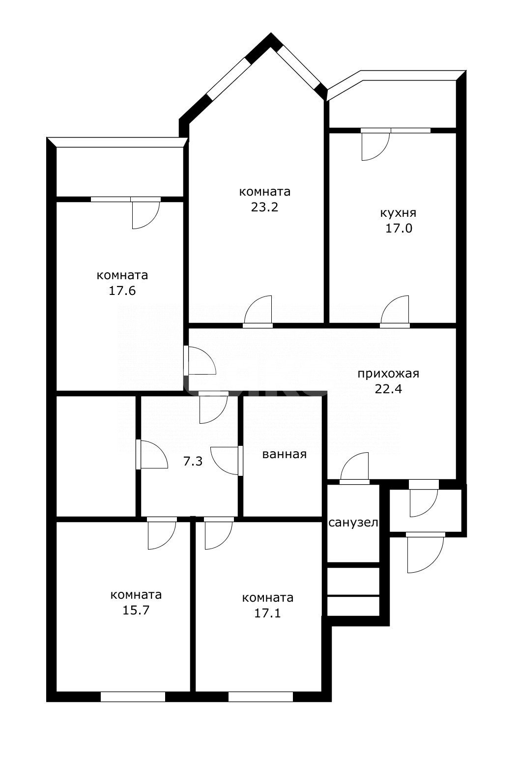 Фото №45: 4-комнатная квартира 142 м² - Москва, Таганский, пер. 2-й Сыромятнический, 10