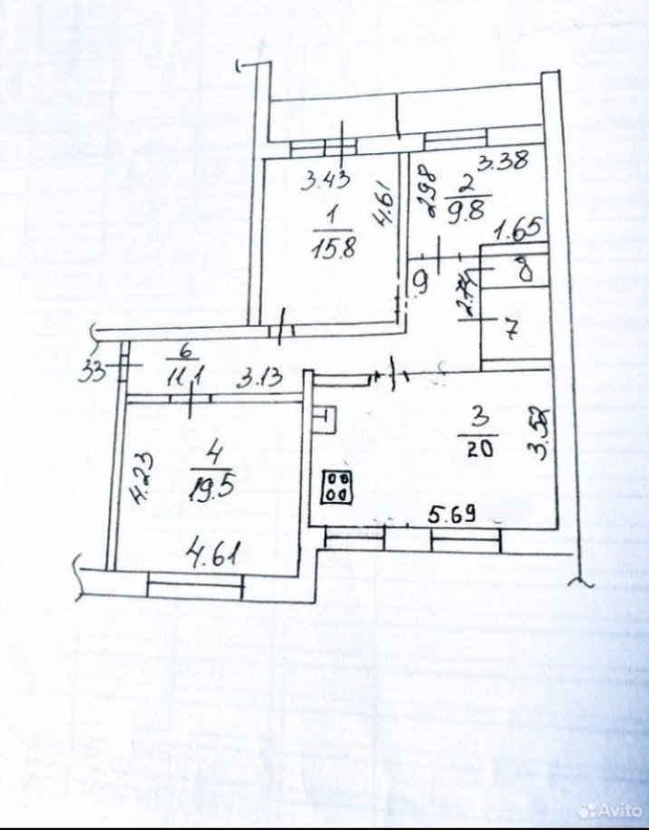 Фото №21: 3-комнатная квартира 80 м² - Нижнекамск, мкр. 28-й, ул. Сююмбике, 30