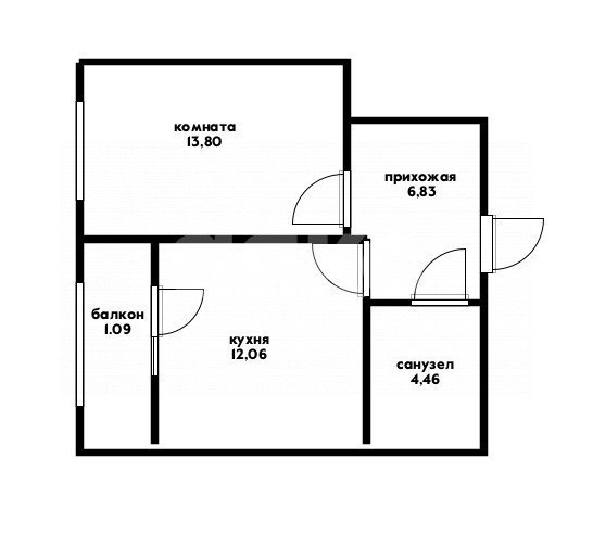 Фото №14: 1-комнатная квартира 37 м² - Геленджик, ул. Гоголя, 11Бк4
