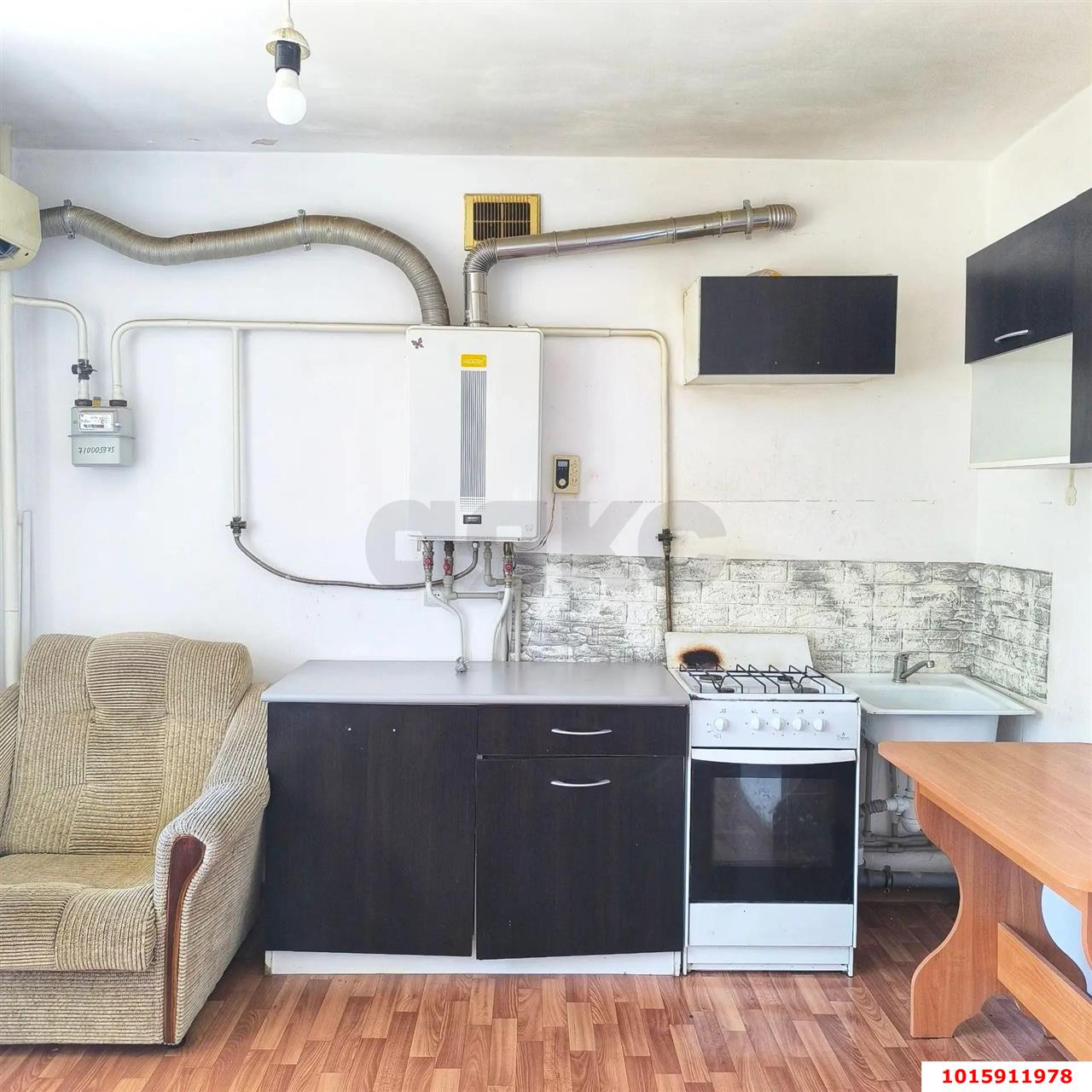 Фото №6: 1-комнатная квартира <span class="whitespace-nowrap">42 м²</span>, <span class="whitespace-nowrap">2/5 эт.</span> - Яблоновский, мкр. квартал Кобцевой-1, ул. Кобцевой, 1к1