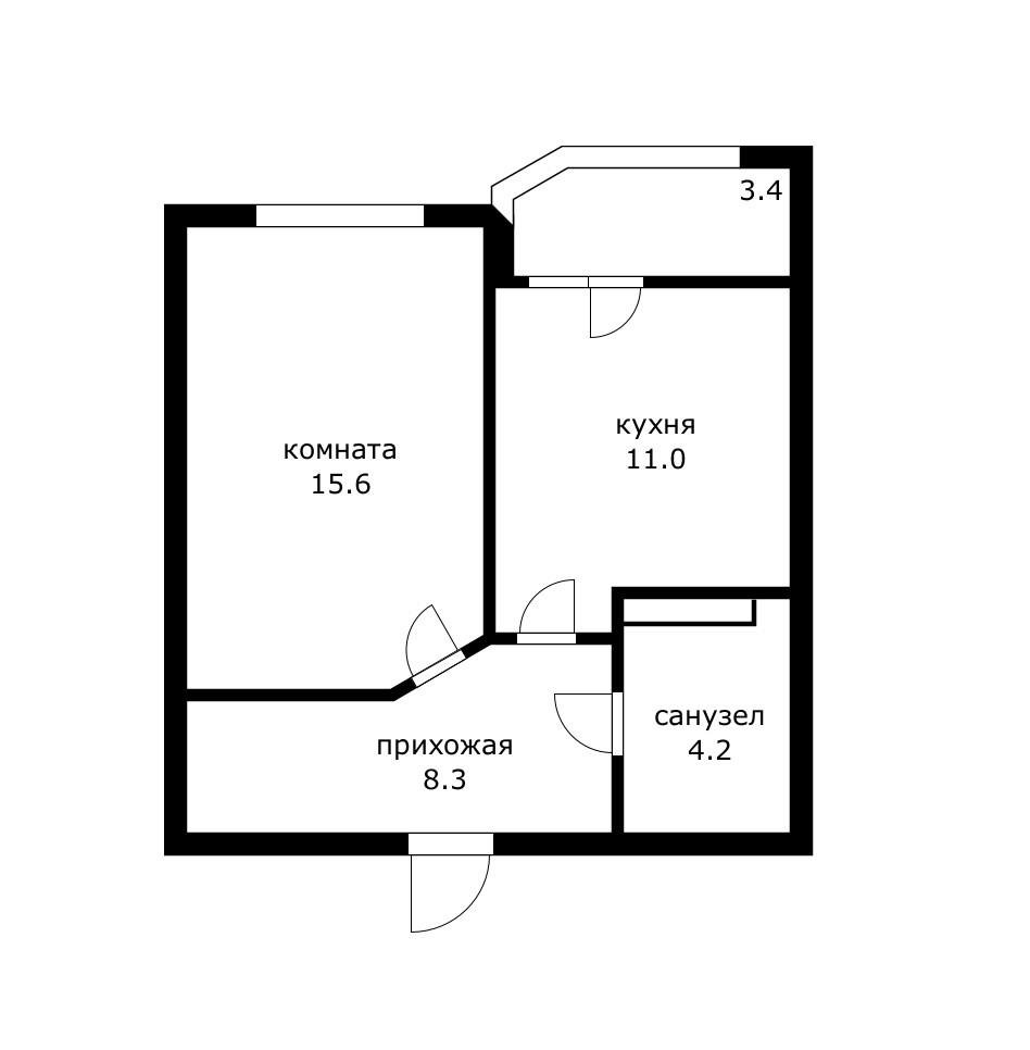Фото №15: 1-комнатная квартира 39 м² - Краснодар, Прикубанский внутригородской округ, ЖК Губернский, мкр. 4-й квартал, ул. имени Героя Николая Шевелёва, 3