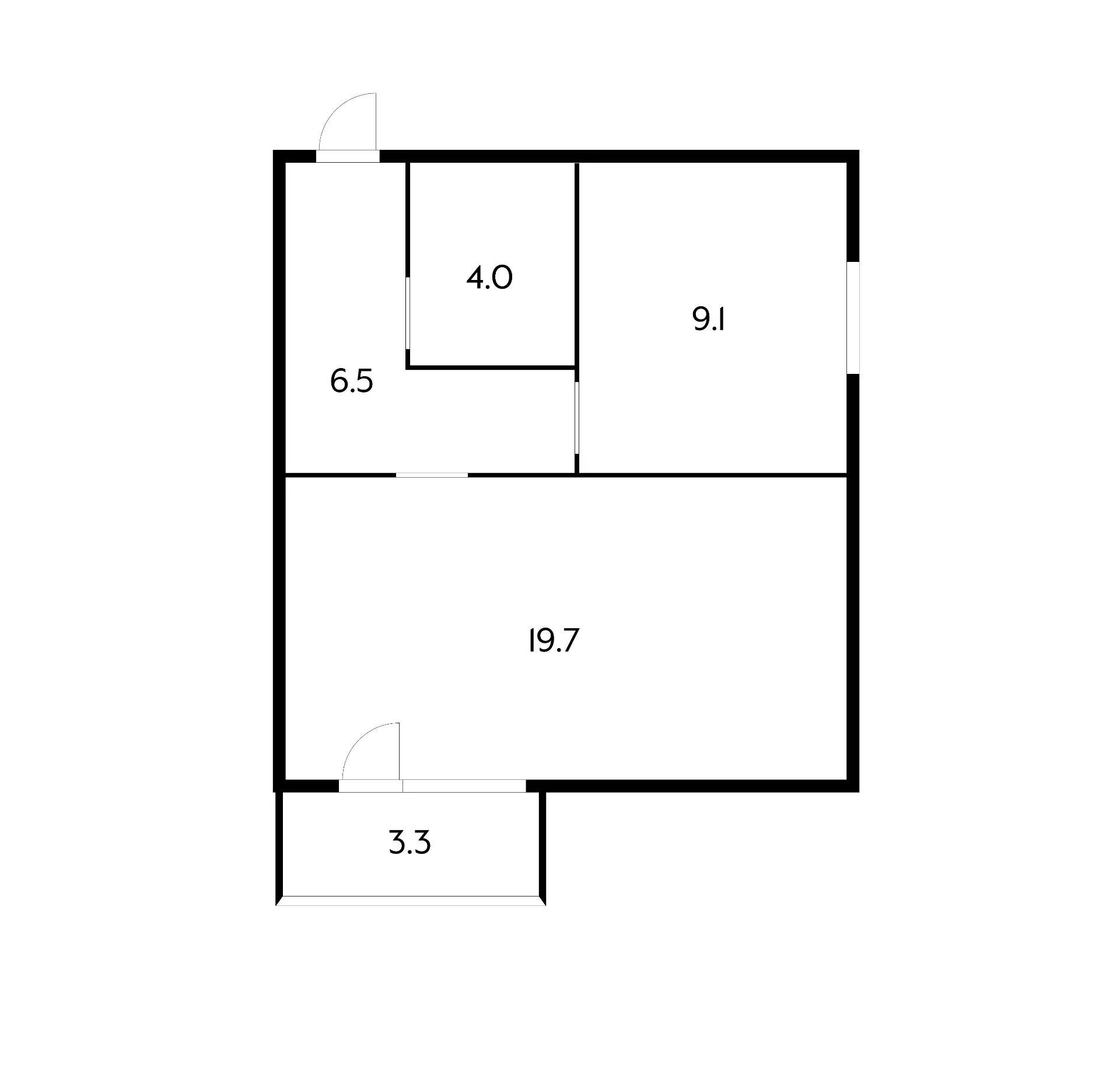 Фото №12: 1-комнатная квартира 39 м² - Краснодар, Прикубанский внутригородской округ, мкр. Северный, ул. Вячеслава Ткачёва, 106